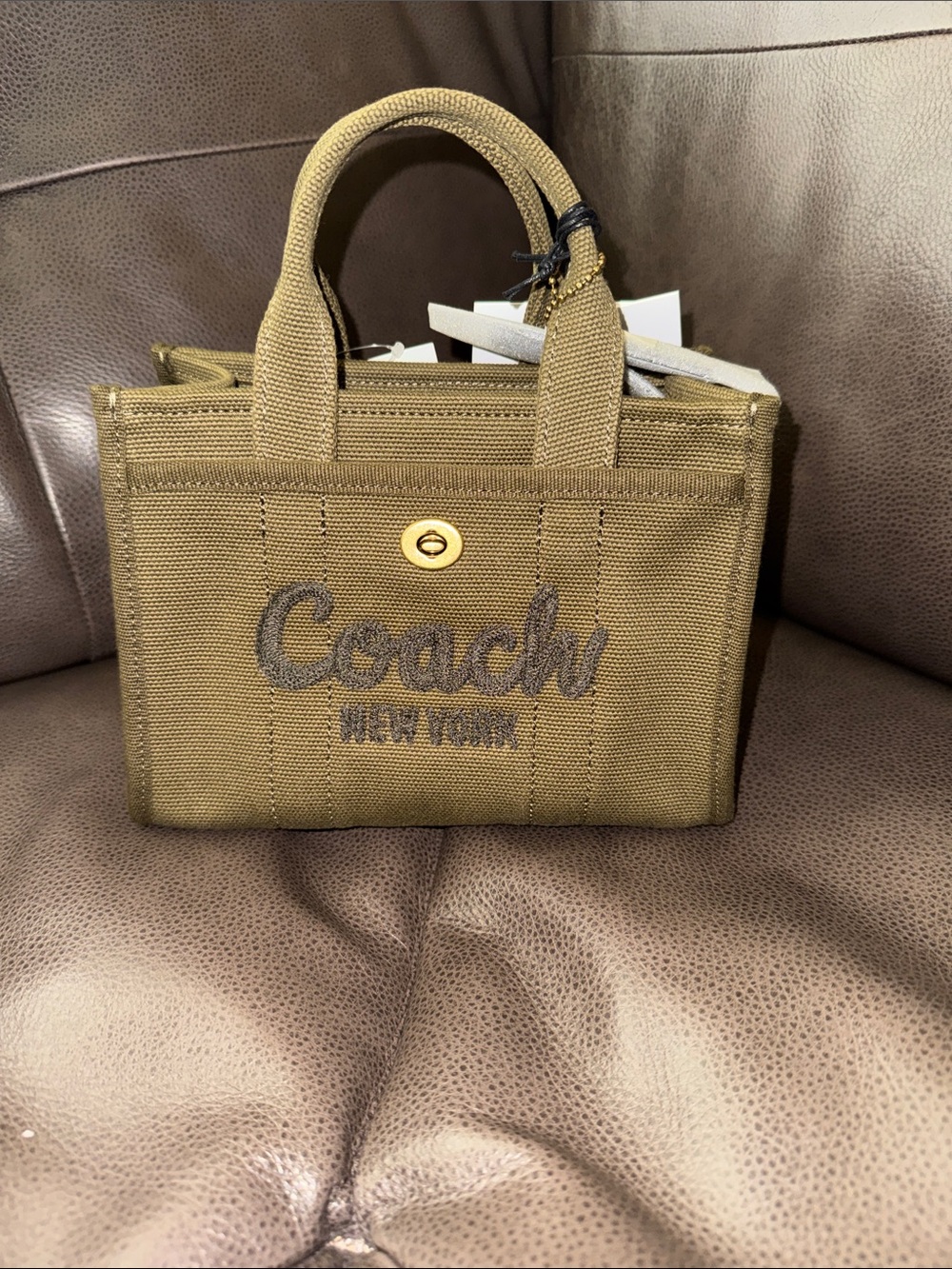 Coach Cargo 20 Small Crossbody Tote Handle Bag - Picture 2 of 8